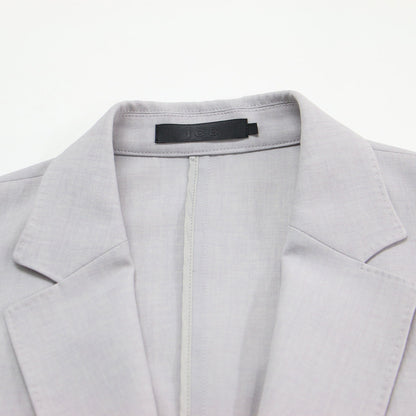 24春夏 レーヨンライクトロ テーラードジャケット / スーツ 長袖 スリット 1B ウォッシャブル