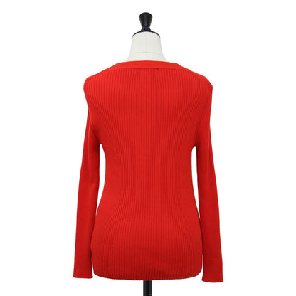 20春夏 ハイツイスト オーガニックコットン Vネック カーディガン / ニット 長袖 ボタンダウン リブ