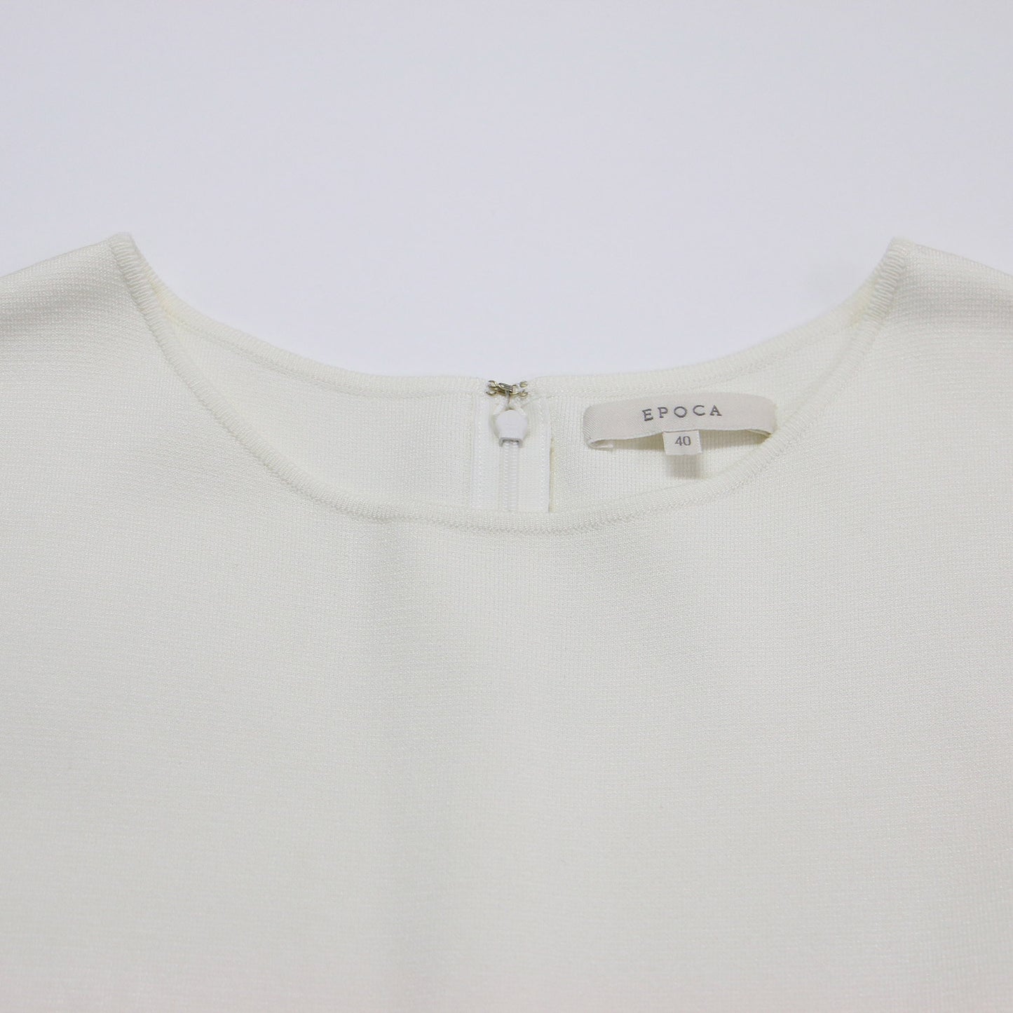 レース ノースリーブ ニット ワンピース / ドレス クルーネック ミモレ丈 Aライン フレア