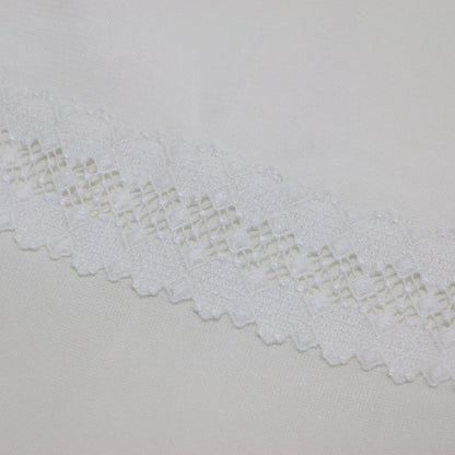 レース ノースリーブ ニット ワンピース / ドレス クルーネック ミモレ丈 Aライン フレア