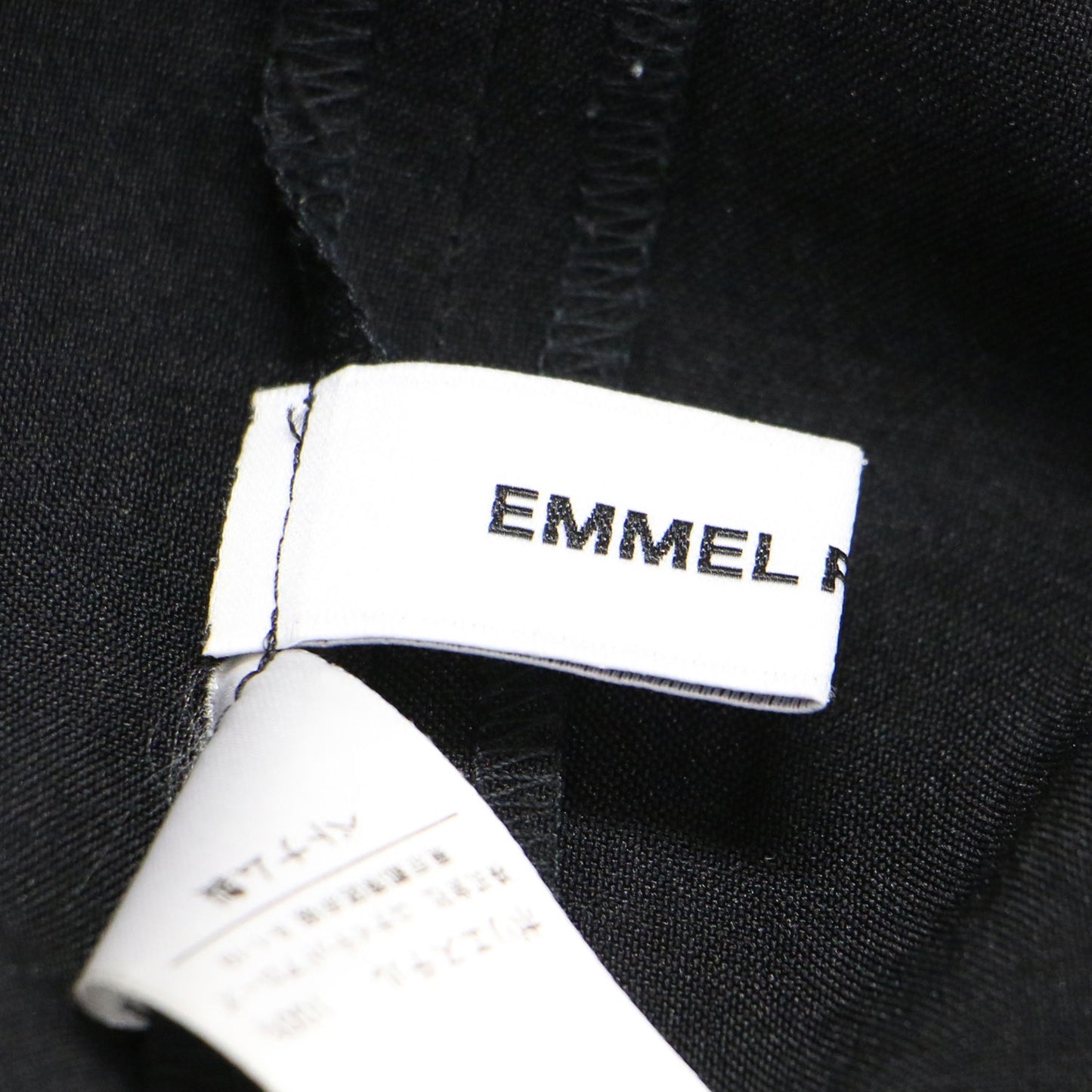 EM フロントボタン ショートスリーブ ワンピース / フレンチスリーブ ロング丈 リボン スリット