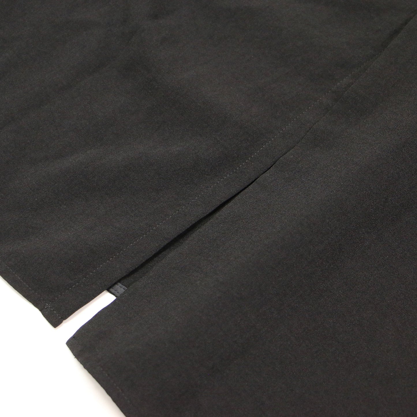 EM フロントボタン ショートスリーブ ワンピース / フレンチスリーブ ロング丈 リボン スリット