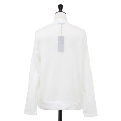 テンセル クール ショートカーディガン / Tencel Cool 長袖 ローゲージ ガーゼ ボタンレス ウォッシャブル