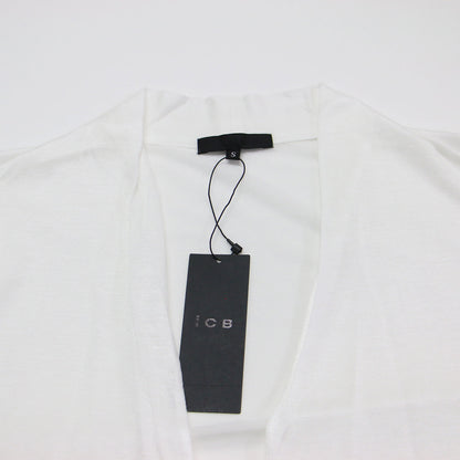 テンセル クール ショートカーディガン / Tencel Cool 長袖 ローゲージ ガーゼ ボタンレス ウォッシャブル