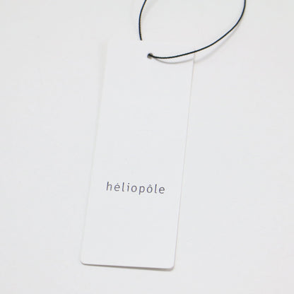 コットン ワイド クルーネック ニット / プルオーバー 7分袖 リブ