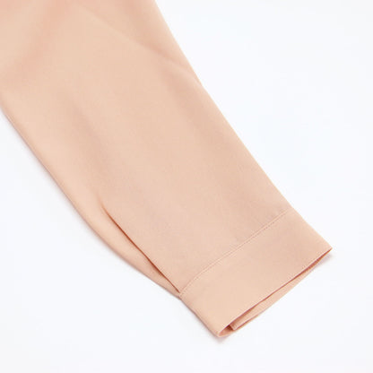 クロスオーバー Vネック ブラウス / シャツ Vネック ギャザー スリット