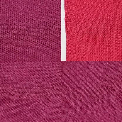 Vネックライン カーディガン ハーフスリーブ ニット / アンサンブル セット ストレッチ