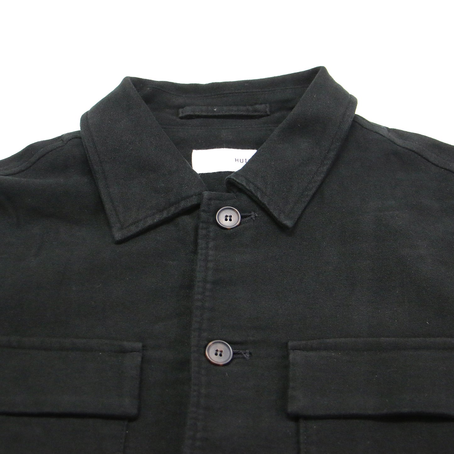 24秋冬 モールスキン CPOジャケット / ミリタリージャケット 長袖 ステンカラー ワイド コットン