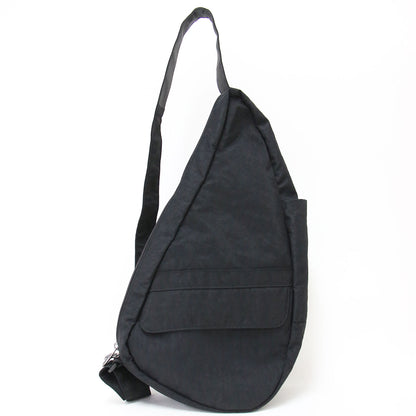 テクスチャード ナイロン Sサイズ / ショルダーバッグ 肩掛け ロゴ 刺繍 撥水加工