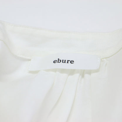 ラミー サテン ポンチョ ブラウス / シャツ 長袖 7分袖 ワイド リネン