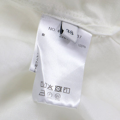 ラミー サテン ポンチョ ブラウス / シャツ 長袖 7分袖 ワイド リネン