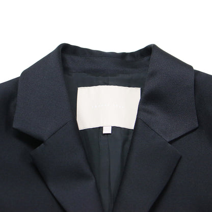 25春夏 ハーフスリーブ サテン テーラード ジャケット / Floyed Mira Jacket ボクシーシルエット