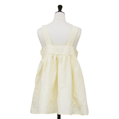 ワッシャー シアー サテン ビスチェ ブラウス / ベスト チュニック丈 ギャザー