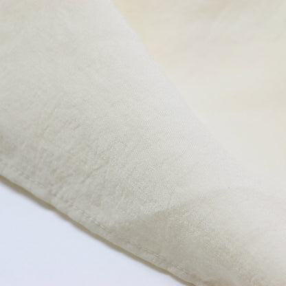 ワッシャー シアー サテン ビスチェ ブラウス / ベスト チュニック丈 ギャザー