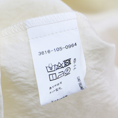 ワッシャー シアー サテン ビスチェ ブラウス / ベスト チュニック丈 ギャザー