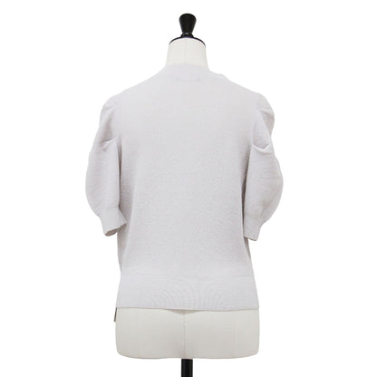 25春夏 Vネック 半袖 カーディガン / Luton Kelsey Cardigan ニット タックスリーブ コンパクト シアー