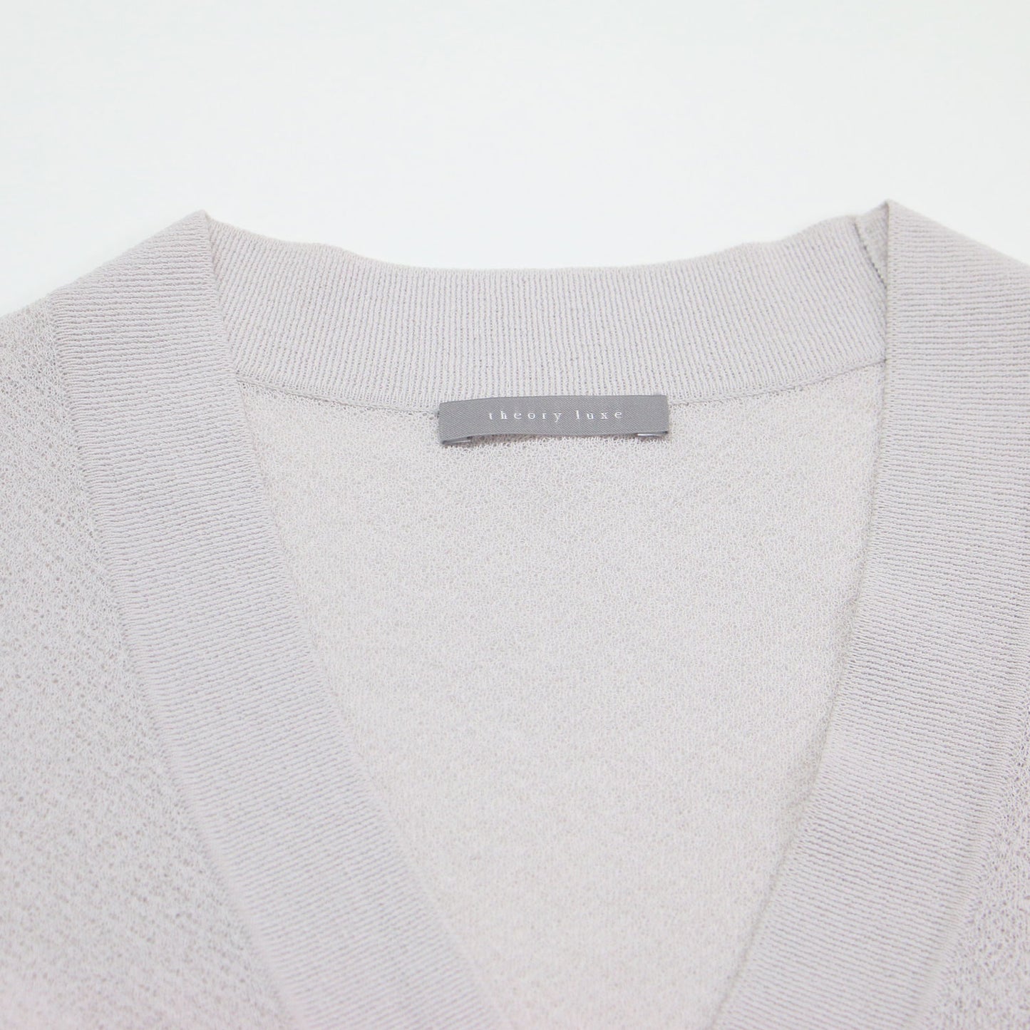 25春夏 Vネック 半袖 カーディガン / Luton Kelsey Cardigan ニット タックスリーブ コンパクト シアー