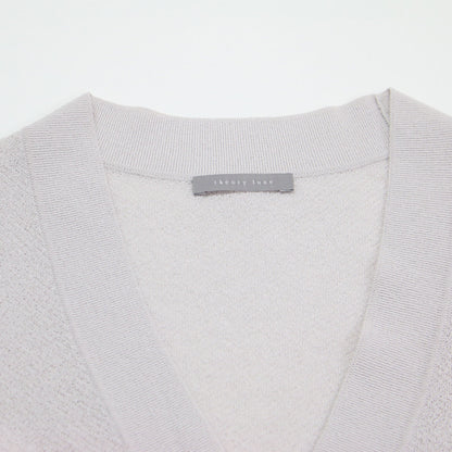 25春夏 Vネック 半袖 カーディガン / Luton Kelsey Cardigan ニット タックスリーブ コンパクト シアー