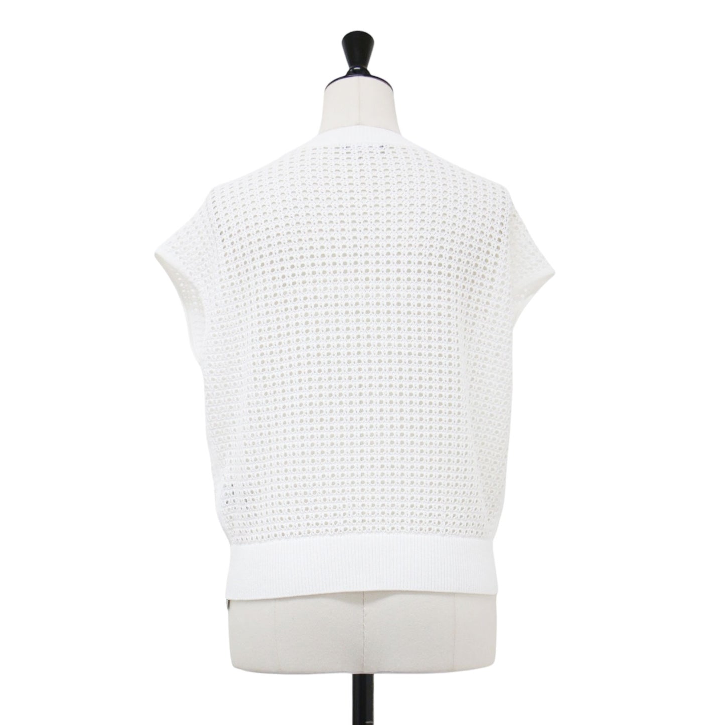 25春夏 サフォーク ヘラ セーター / Suffork Hella Sweater プルオーバー スタンドカラー フレンチスリーブ 半袖 ローゲージ ニット ウォッシャブル