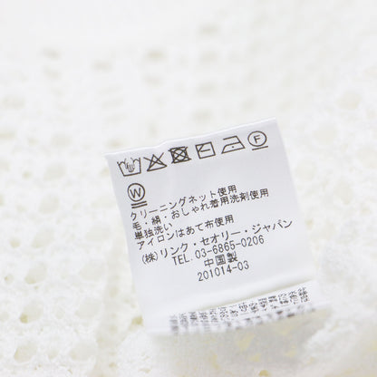 25春夏 サフォーク ヘラ セーター / Suffork Hella Sweater プルオーバー スタンドカラー フレンチスリーブ 半袖 ローゲージ ニット ウォッシャブル