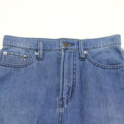 25春夏 デニム ミディ スカート / Slate Denim Kyden Skirt Aライン バックスリット コットン