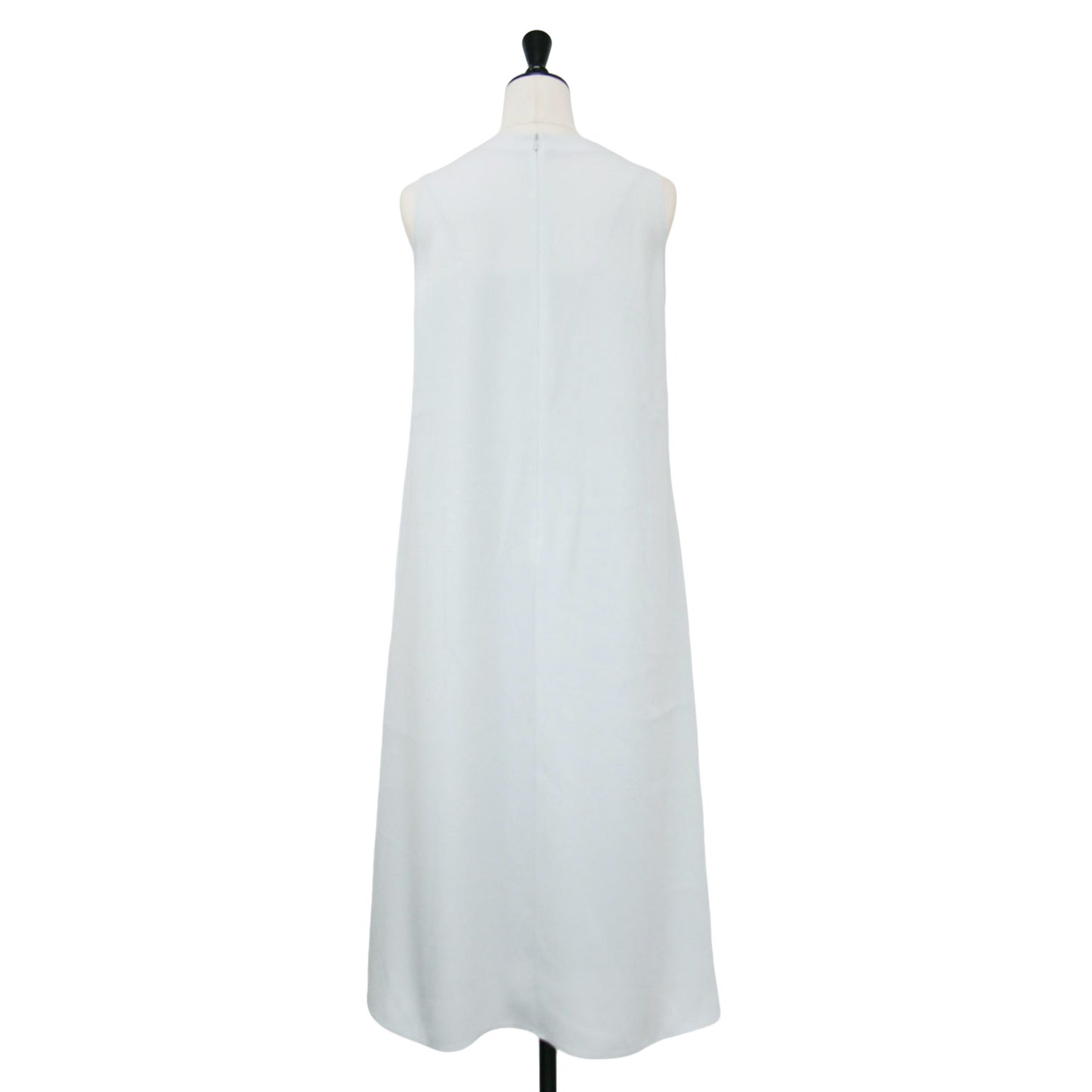 25春夏 フロント ギャザー ノースリーブ ロング ワンピース / Eva Vonia Dress ドレス Aライン タック