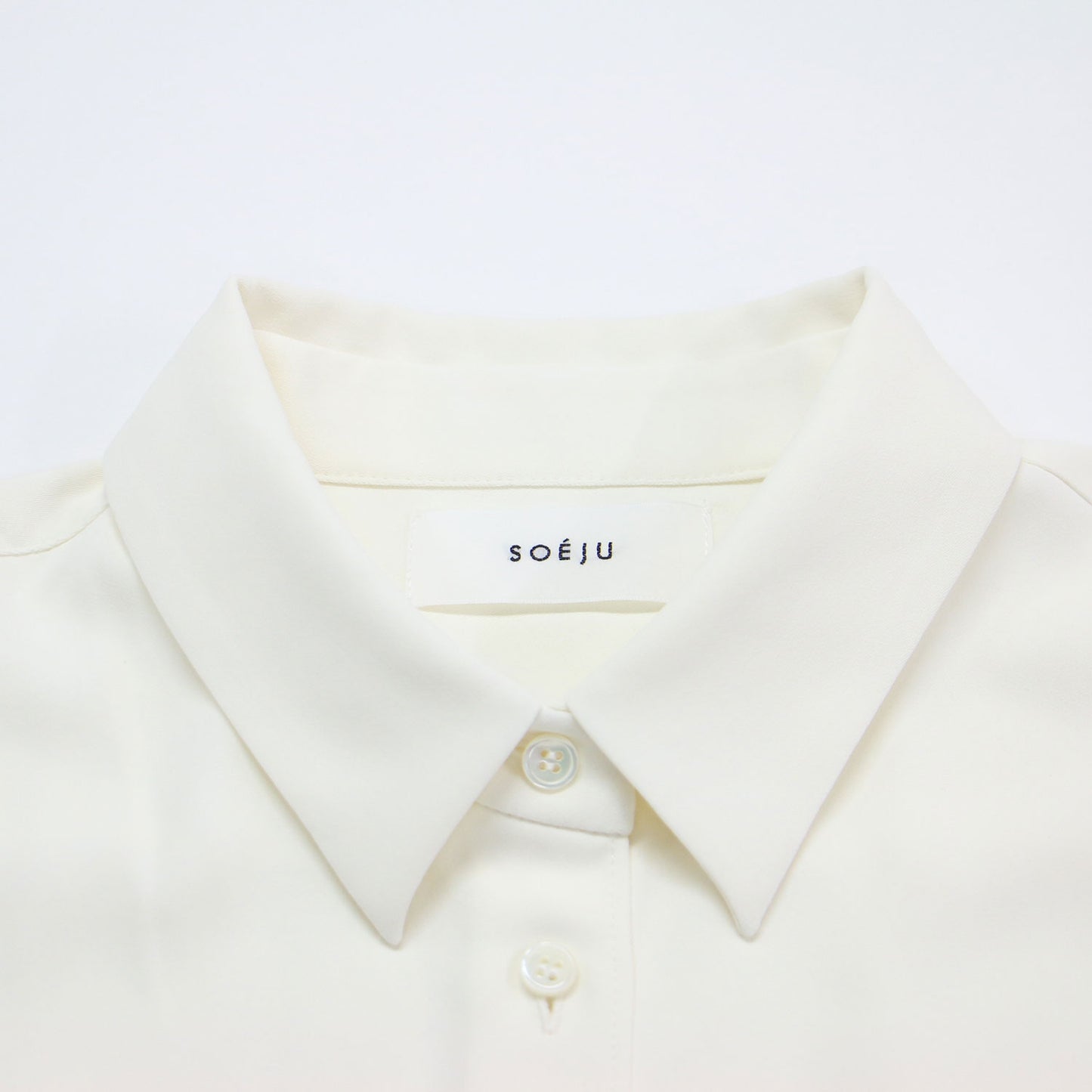 25春夏 ヴィンテージ サテン シャツ / ブラウス フレンチスリーブ チュニック丈 Aライン UVカット 高機能生地