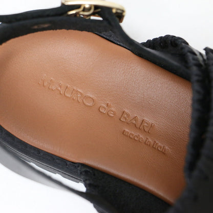 21春夏 バックル付き サンダル / コンフォートサンダル フラット ベルト ステッチ レザー