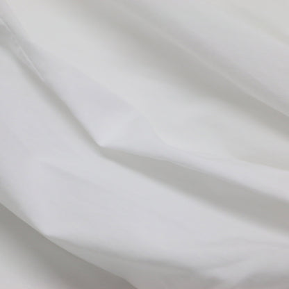 22春夏 ギャザー フリルスリーブ ブラウス / プルオーバー 長袖 クルーネック タック コットン