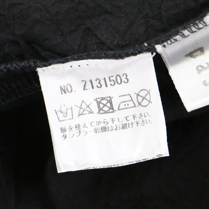 シワ加工 クルーネック プルオーバー / カットソー 半袖 オーバーサイズ スリット