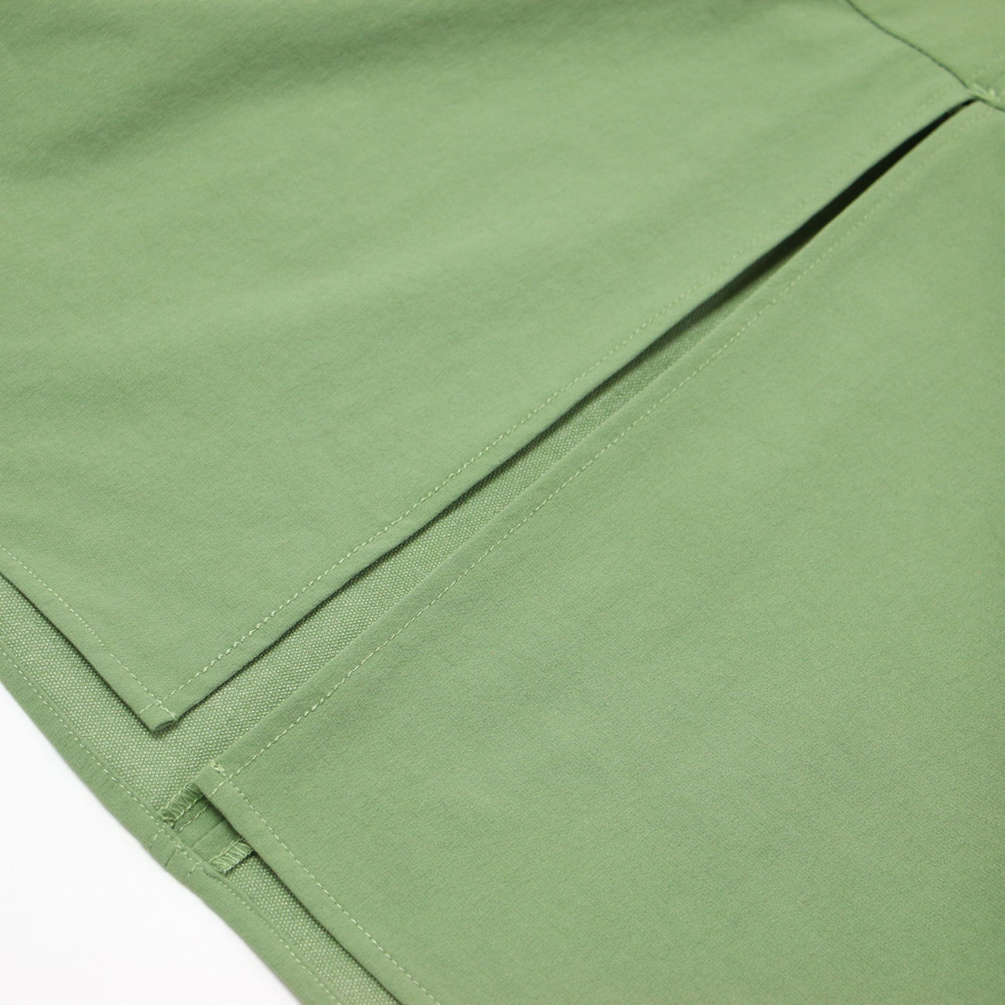 ボリューム スリーブ ワンピース / ドレス ロング丈 半袖 Vネック スリット フレア