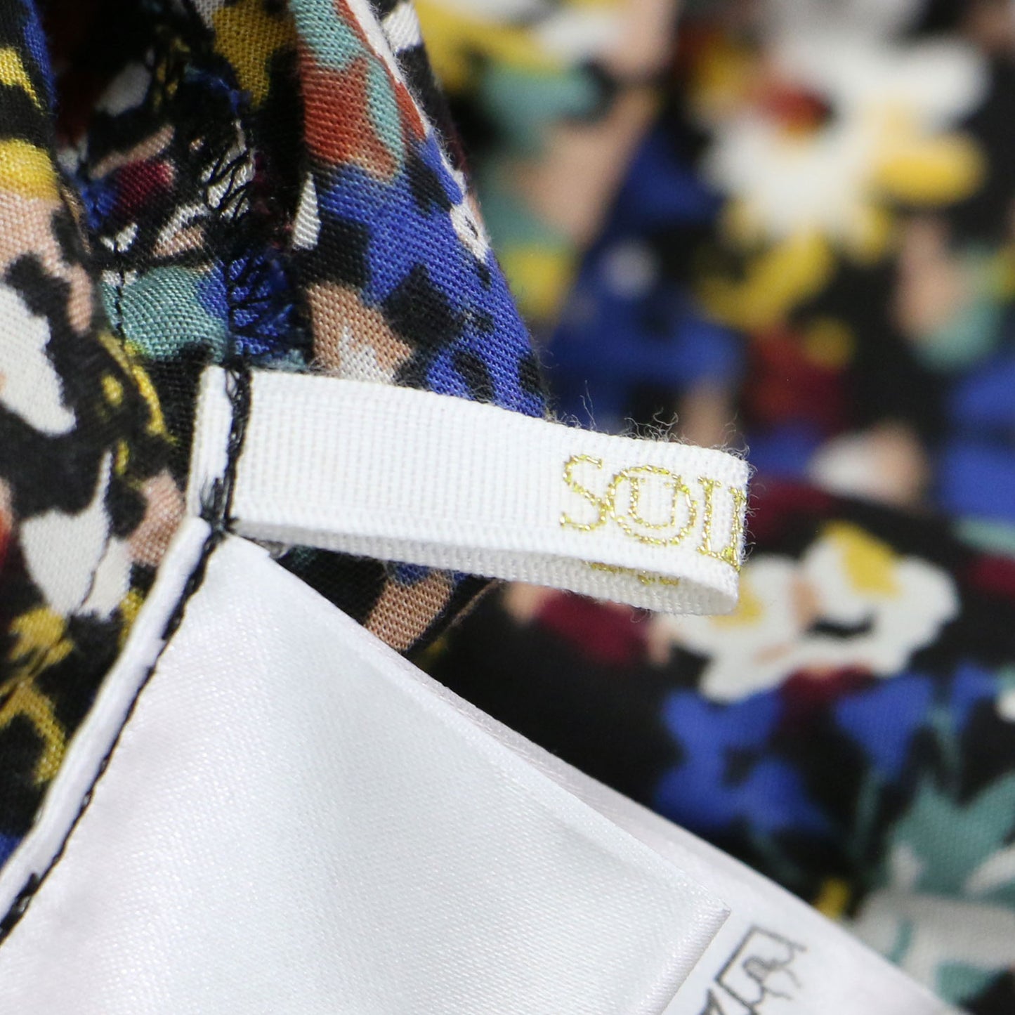 24春夏 レーヨン ローン プリント バタフライスリーブ ワンピース / 半袖 Vネック タック ギャザー フレア