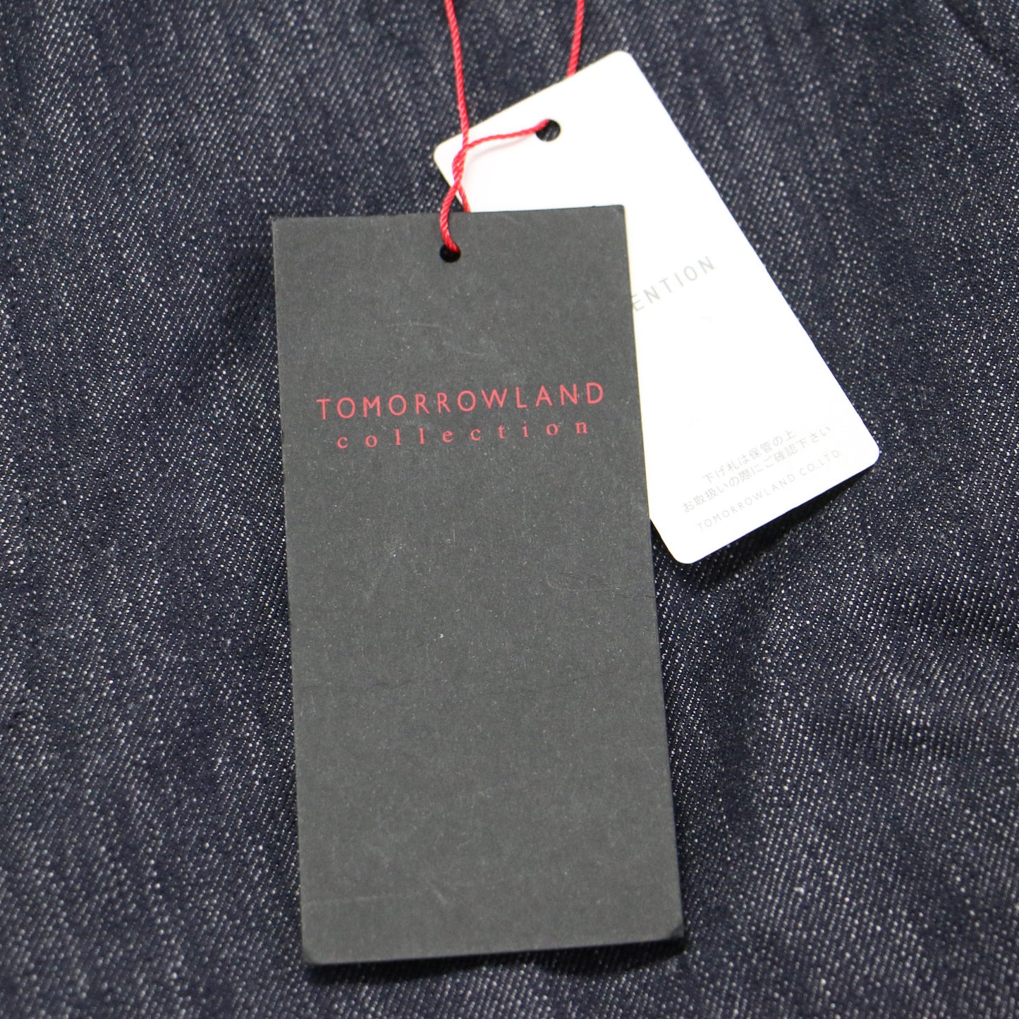 23秋冬 ウィンターデニム テーパード パンツ / スラックス クロップド丈 センタープレス コットン