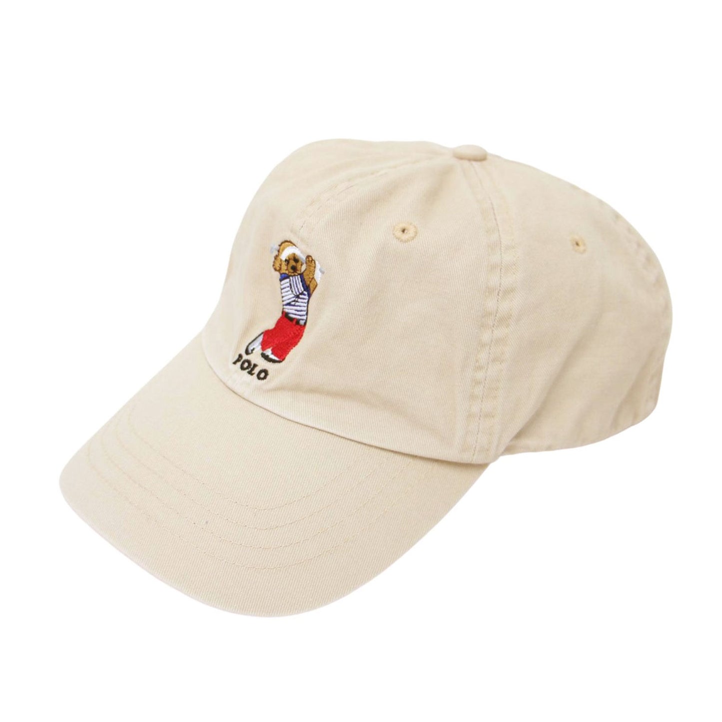ポロベア 刺繍 キャップ / 帽子 ロゴ コットン