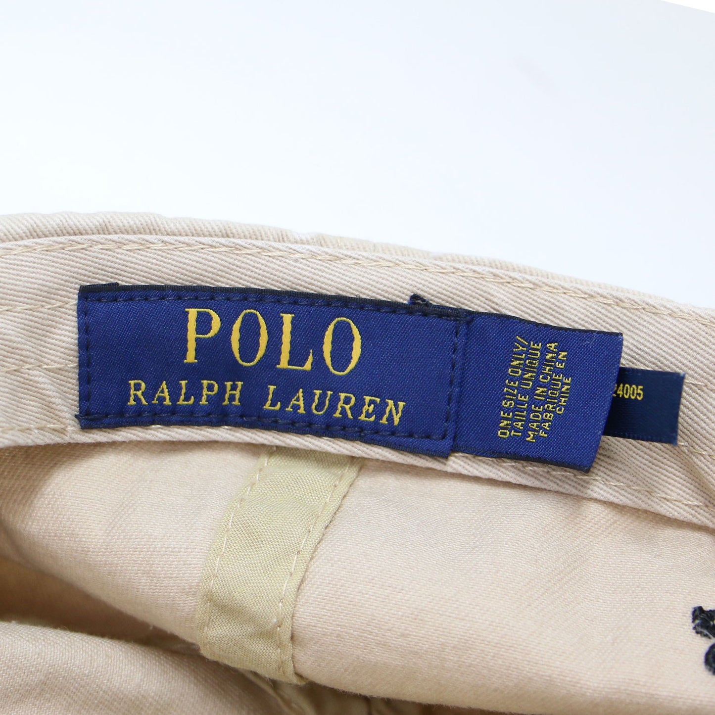 ポロベア 刺繍 キャップ / 帽子 ロゴ コットン