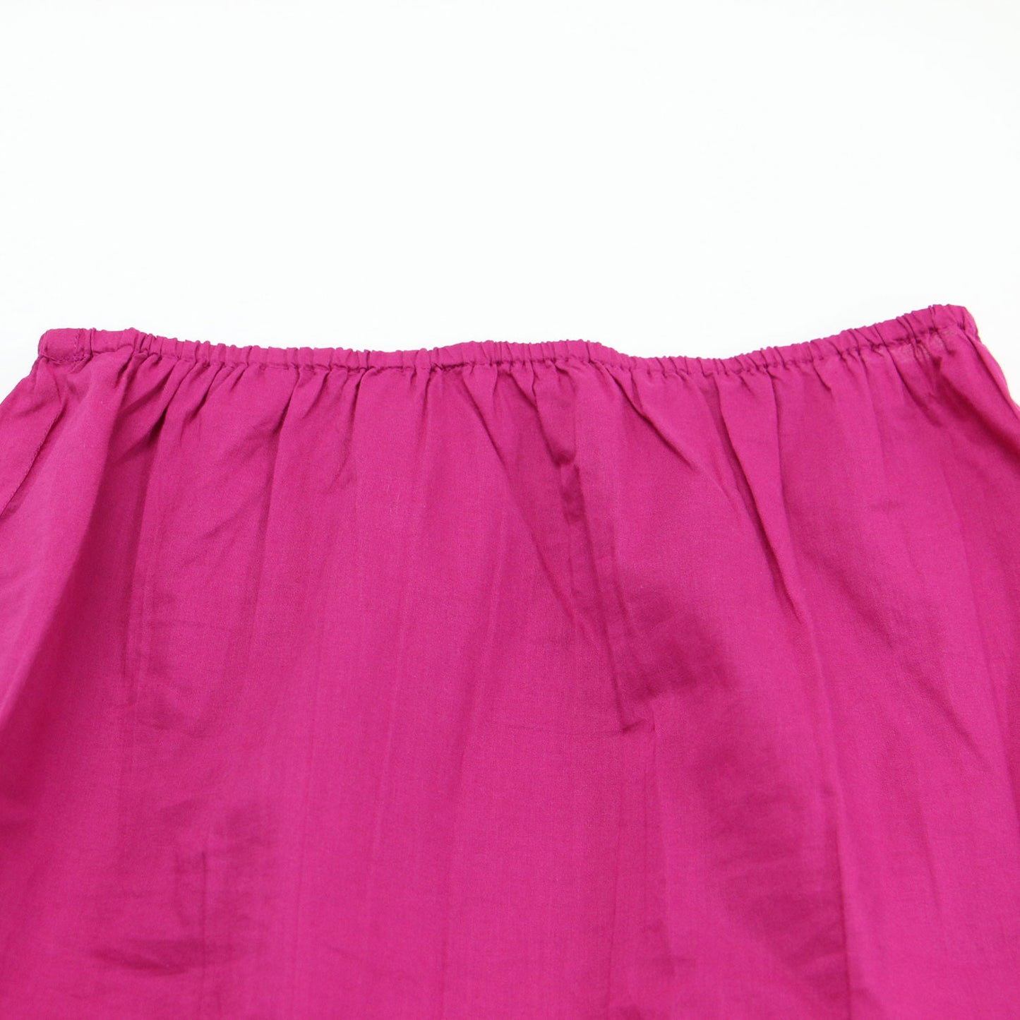 25春夏 マドラスチェック ウエスト タブ ワンピース / シャツ ロング丈 ウエストタブ