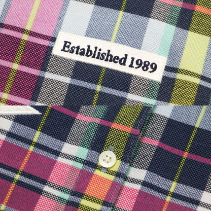 23春夏 チェック ノースリーブ ポロシャツ / カットソー ロゴ 刺繍 総柄 ゴルフウェア コットン