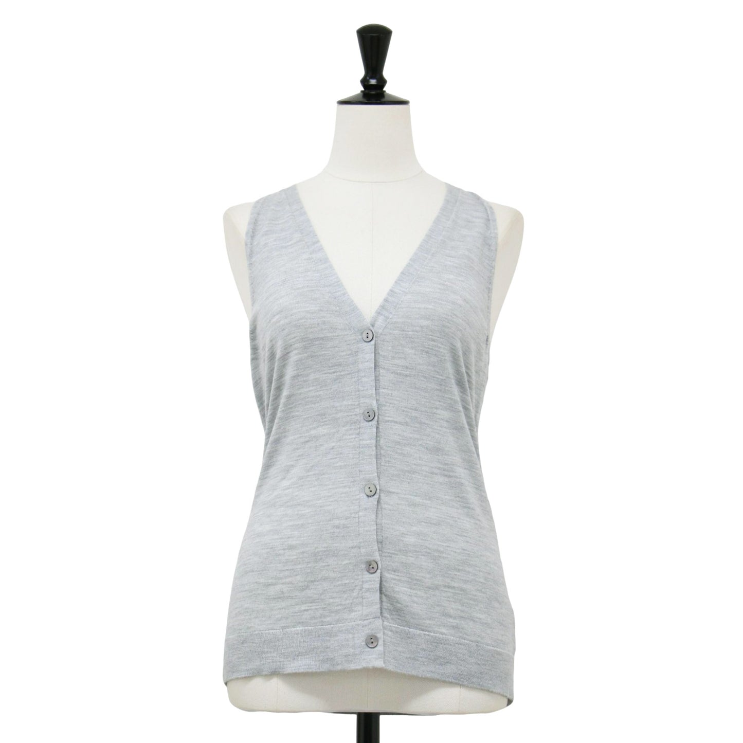 24秋冬 深Vネック ニット ベスト / REGAL WOOL SLIM VEST R ジレ ノースリーブ ウール