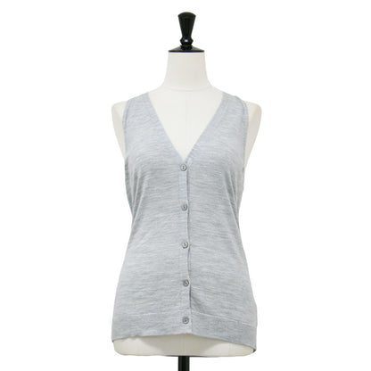 24秋冬 深Vネック ニット ベスト / REGAL WOOL SLIM VEST R ジレ ノースリーブ ウール