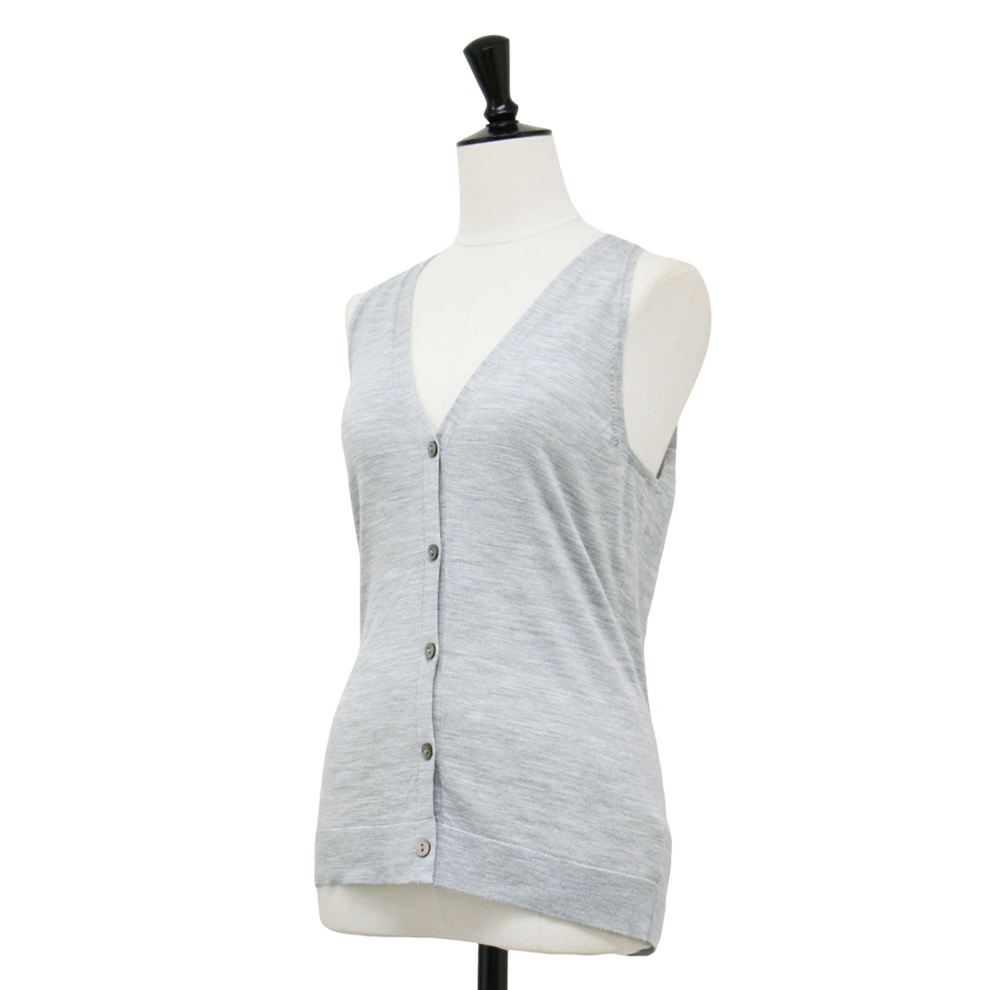 24秋冬 深Vネック ニット ベスト / REGAL WOOL SLIM VEST R ジレ ノースリーブ ウール