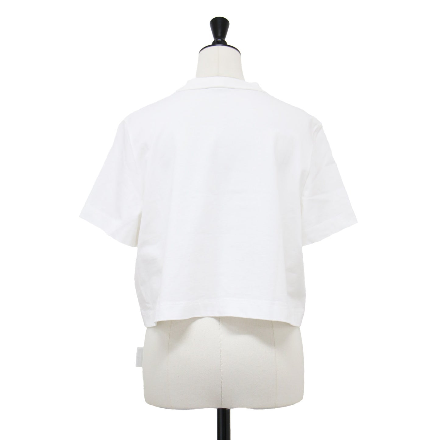 24春夏 モックネック ショート Tシャツ / カットソー 半袖 コンパクト コットン