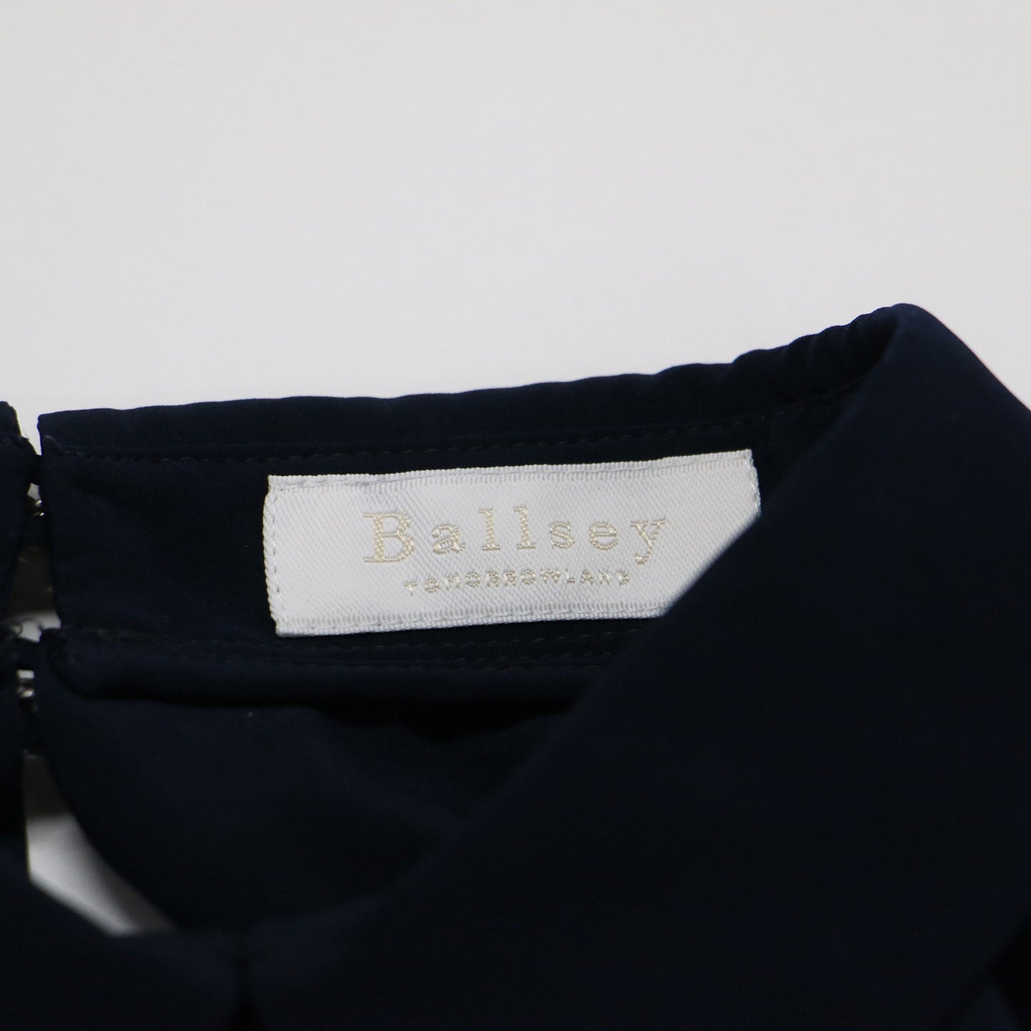 23春夏 クリアデシン カラーブラウス / プルオーバー 長袖 ボリュームスリーブ パールボタン ギャザー タック ジョーゼット