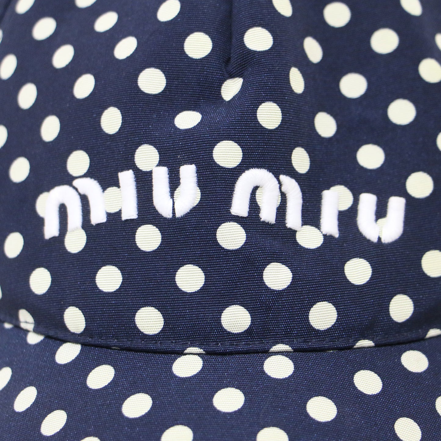 ドット ベースボールキャップ / 帽子 ロゴ 刺繍