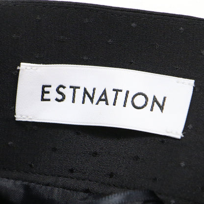 25春夏 ピンドット ジャガード マーメイド スカート / ロング フレア Aライン ハイウエスト ドレープ 光沢感