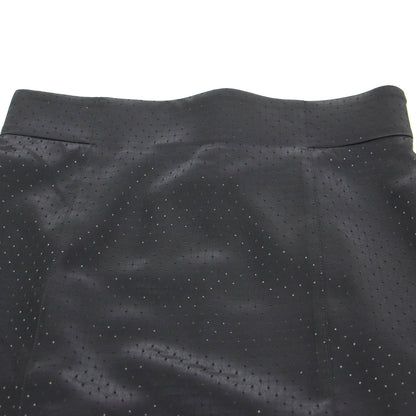 25春夏 ピンドット ジャガード マーメイド スカート / ロング フレア Aライン ハイウエスト ドレープ 光沢感