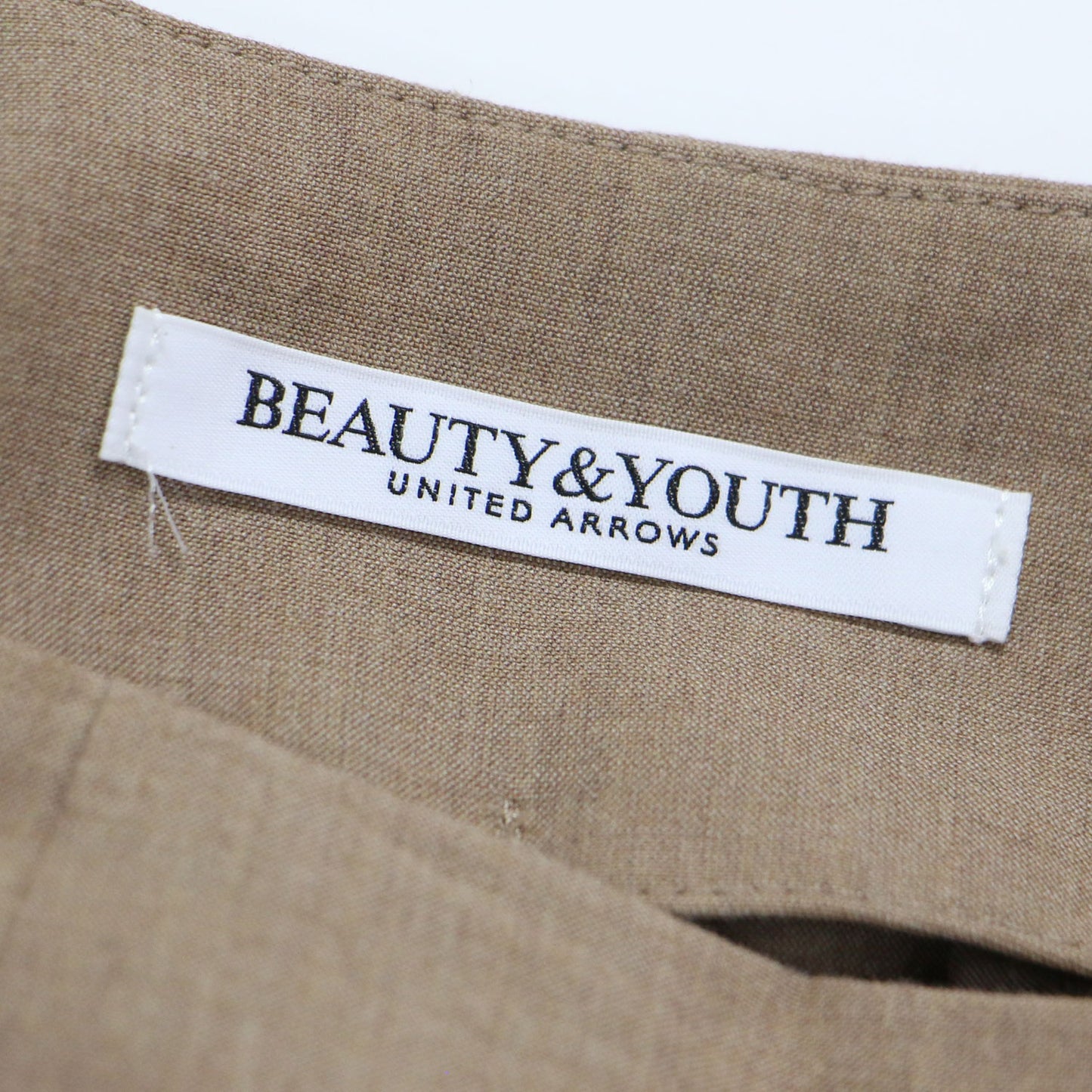 23春夏 ポリエステルブレンド ドローストパンツ / ワイドパンツ ストレート ハイウエスト ストレッチ