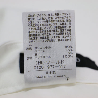 24秋冬 ベーシックシルエット ドライタッチワイドパンツ / ストレート フルレングス 薄手 センタープレス コットン リネン