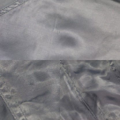 25春夏 硫化染め サテン ブルゾン / SULFER DYEING SATIN BLOUSON MA-1 フライトジャケット ショート丈 長袖