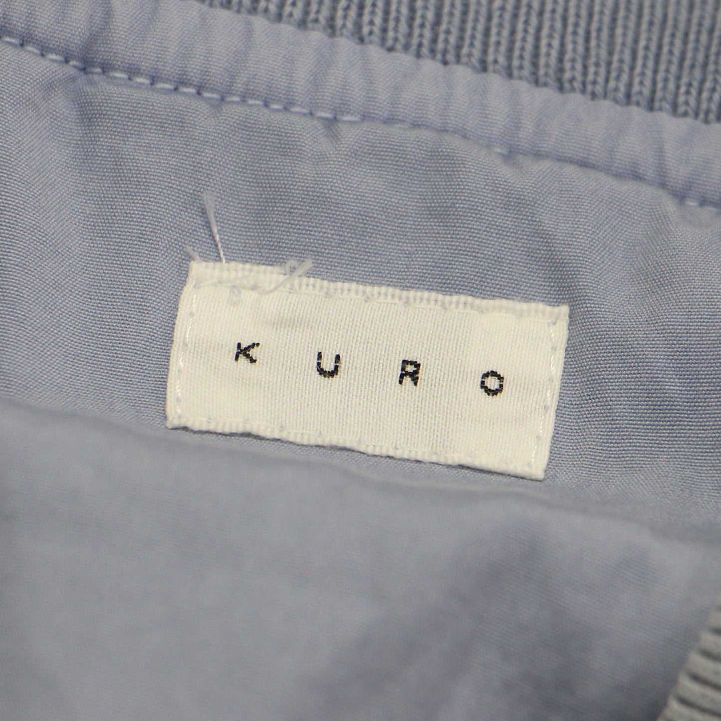 25春夏 硫化染め サテン ブルゾン / SULFER DYEING SATIN BLOUSON MA-1 フライトジャケット ショート丈 長袖