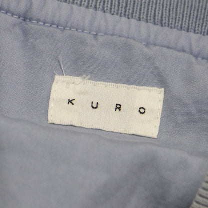 25春夏 硫化染め サテン ブルゾン / SULFER DYEING SATIN BLOUSON MA-1 フライトジャケット ショート丈 長袖